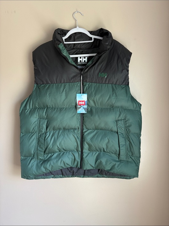 Helly Hansen Other - Helly Hansen Green and Black Quilted Puffer Vest